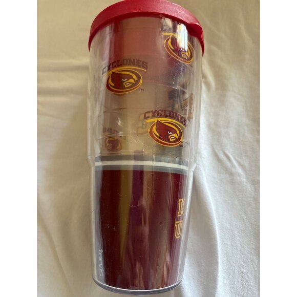 Iowa State University Cyclones Tervis 24 Oz Insulated Tumbler W Red Lid College - Picture 4 of 10